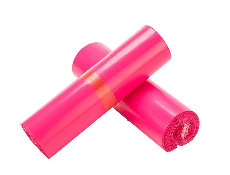 平顶山玫红色快递袋-02